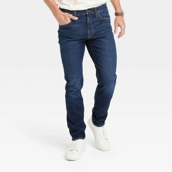 NWT Goodfellow & Co Men's 32X34 Casper Mid Rise Slim Fit Skinny Leg Full Jeans - Picture 1 of 16